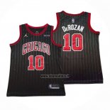 Maillot Chicago Bulls Demar Derozan NO 10 Statement 2020-21 Noir