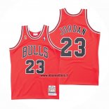 Maillot Chicago Bulls Michael Jordan NO 23 Mitchell & Ness 1995-96 Rouge