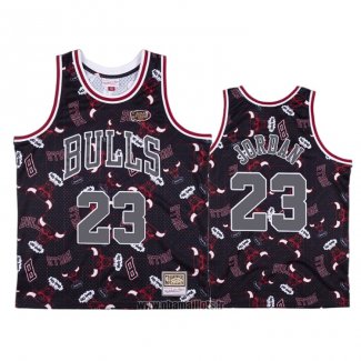 Maillot Chicago Bulls Michael Jordan No 23 Hardwood Classics Tear Up Pack Rouge