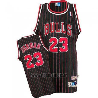 Maillot Chicago Bulls Michael Jordan NO 23 Retro Noir