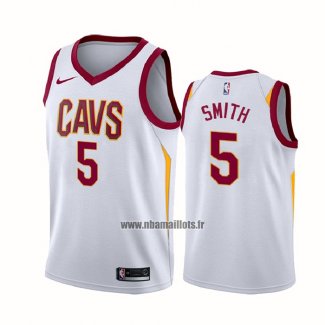 Maillot Cleveland Cavaliers Cavaliers Dennis Smith NO 5 Association 2017-18 Blanc