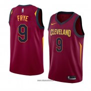 Maillot Cleveland Cavaliers Channing Frye No 9 Icon 2018 Rouge