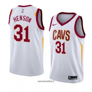 Maillot Cleveland Cavaliers John Henson No 31 Association 2018 Blanc