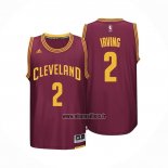 Maillot Cleveland Cavaliers Kyrie Irving NO 2 Retro Rouge