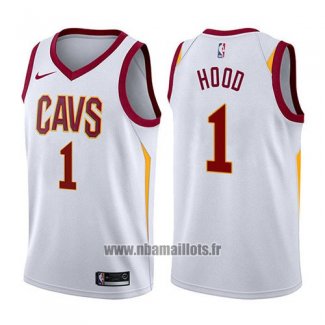 Maillot Cleveland Cavaliers Rodney Hood No 1 Association 2017-18 Blanc