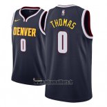 Maillot Denver Nuggets Isaiah Thomas No 0 Icon 2018-19 Bleu