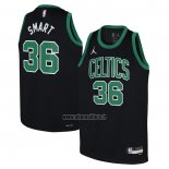 Maillot Enfant Boston Celtics Marcus Smart NO 36 Statement Noir