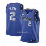 Maillot Enfant Dallas Mavericks Kyrie Irving NO 2 Icon 2022-23 Bleu