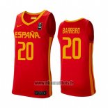 Maillot Espagne Jonathan Barreiro No 20 2019 FIBA Baketball World Cup Rouge