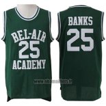 Maillot Film Bel-air Academy Banks No 25 Vert