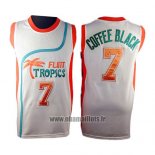 Maillot Film Flint Tropscs Coffee Black No 7 Blanc