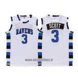 Maillot Film Tree Hill Nathan Scott No 3 Blanc