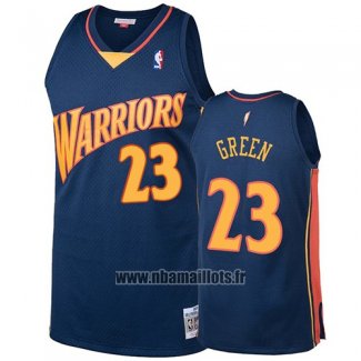 Maillot Golden State Warriors Draymond Green No 23 2009-10 Hardwood Classics Bleu