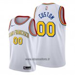 Maillot Golden State Warriors Personnalise Classic Edition 2019-20 Blanc