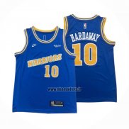 Maillot Golden State Warriors Tim Hardaway NO 10 Classic 2022-23 Bleu