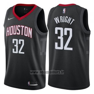 Maillot Houston Rockets Brandan Wright No 32 Statement 2017-18 Noir