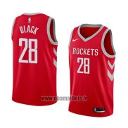 Maillot Houston Rockets Tarik Black No 28 Icon 2018 Rouge