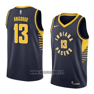 Maillot Indiana Pacers Ike Anigbogu No 13 Icon 2018 Bleu