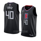 Maillot Los Angeles Clippers Ivica Zubac No 40 Statement 2019 Noir