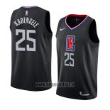 Maillot Los Angeles Clippers Mfiondu Kabengele No 25 Statement 2019 Noir