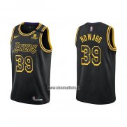 Maillot Los Angeles Lakers Dwight Howard NO 39 Mamba 2021-22 Noir