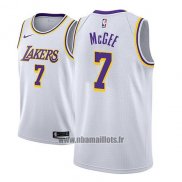 Maillot Los Angeles Lakers Javale Mcgee No 7 Association 2018-19 Blanc