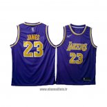 Maillot Los Angeles Lakers Lebron James No 23 Volet