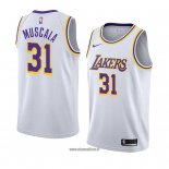 Maillot Los Angeles Lakers Mike Muscala No 31 Association 2018-19 Blanc