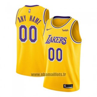 Maillot Los Angeles Lakers Personnalise Icon 2018-19 Blanc