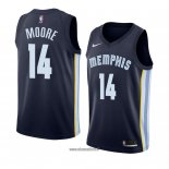Maillot Memphis Grizzlies Doral Moore No 14 Icon 2018 Bleu
