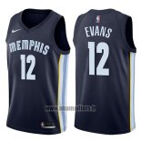 Maillot Memphis Grizzlies Tyreke Evans No 12 Icon 2017-18 Bleu