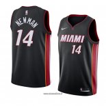 Maillot Miami Heat Malik Newman No 14 Icon 2018 Noir