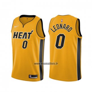 Maillot Miami Heat Meyers Leonard No 0 Earned 2020-21 Or