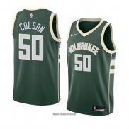 Maillot Milwaukee Bucks Bonzie Colson No 50 Icon 2018 Vert