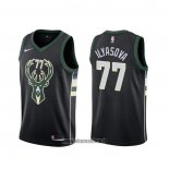 Maillot Milwaukee Bucks Ersan Ilyasova NO 77 Statement Noir