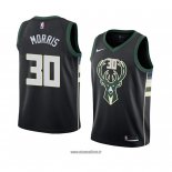 Maillot Milwaukee Bucks Jaylen Morris No 30 Statement 2018 Noir