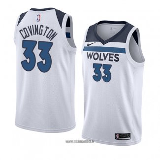 Maillot Minnesota Timberwolves Robert Covington No 33 Association 2018 Blanc