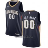 Maillot New Orleans Pelicans Personnalise 2017-18 Noir