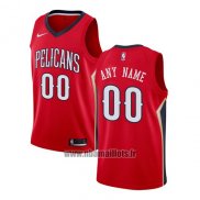 Maillot New Orleans Pelicans Personnalise 2017-18 Rouge