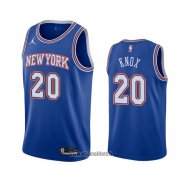 Maillot New York Knicks Kevin Knox No 20 Statement 2020-21 Bleu