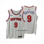 Maillot New York Knicks Rj Barrett NO 9 Association Authentique Blanc