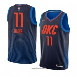 Maillot Oklahoma City Thunder Abdel Nader No 11 Statement 2018 Bleu