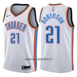 Maillot Oklahoma City Thunder Andre Roberson No 21 Swingman Association 2017-18 Blanc