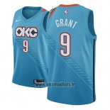 Maillot Oklahoma City Thunder Jerami Grant No 9 Ville 2018-19 Bleu