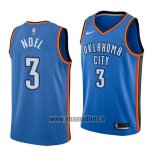 Maillot Oklahoma City Thunder Nerlens Noel No 3 Icon 2017-18 Bleu