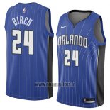 Maillot Orlando Magic Khem Birch No 24 Icon 2018 Bleu