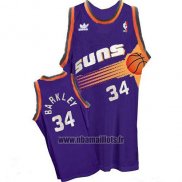 Maillot Phoenix Suns Charles Barkley No 34 Retro Volet