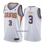 Maillot Phoenix Suns Chris Paul NO 3 Association 2021 Blanc