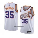 Maillot Phoenix Suns Kevin Durant NO 35 Association 2023-24 Blanc