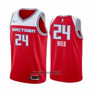 Maillot Sacramento Kings Buddy Hield No 24 Ville Rouge